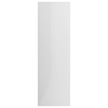 vidaXL Βιβλιοθήκη Γυαλιστερό Λευκό 98x30x98cm από Επεξ. Ξύλο 1 τεμ.