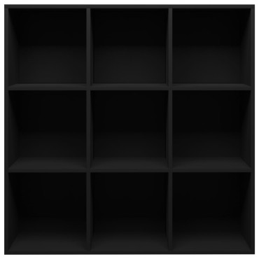 vidaXL Βιβλιοθήκη Μαύρη 98x29x97,5cm Επεξεργασμένο Ξύλο 1 τεμ.