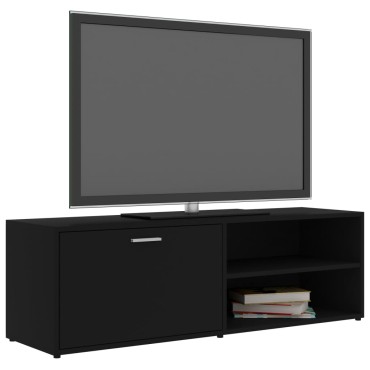 vidaXL Έπιπλο Τηλεόρασης Μαύρο 120x34x37cm από Επεξ. Ξύλο