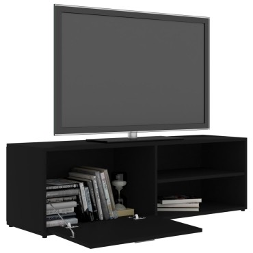 vidaXL Έπιπλο Τηλεόρασης Μαύρο 120x34x37cm από Επεξ. Ξύλο