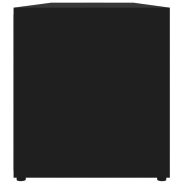 vidaXL Έπιπλο Τηλεόρασης Μαύρο 120x34x37cm από Επεξ. Ξύλο