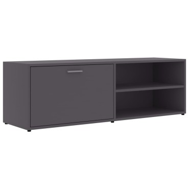 vidaXL Έπιπλο Τηλεόρασης Γκρι 120x34x37cm από Επεξ. Ξύλο