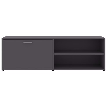 vidaXL Έπιπλο Τηλεόρασης Γκρι 120x34x37cm από Επεξ. Ξύλο