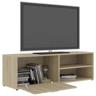 vidaXL Έπιπλο Τηλεόρασης Sonoma Δρυς 120x34x37cm από Επεξ. Ξύλο