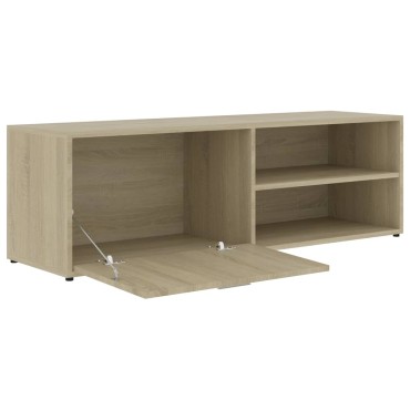 vidaXL Έπιπλο Τηλεόρασης Sonoma Δρυς 120x34x37cm από Επεξ. Ξύλο