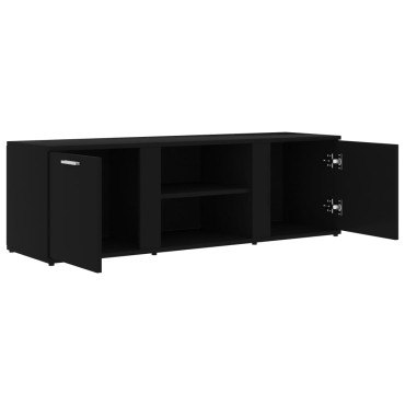vidaXL Έπιπλο Τηλεόρασης Μαύρο 120x34x37cm από Επεξ. Ξύλο