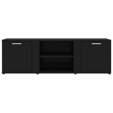 vidaXL Έπιπλο Τηλεόρασης Μαύρο 120x34x37cm από Επεξ. Ξύλο