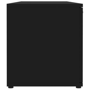 vidaXL Έπιπλο Τηλεόρασης Μαύρο 120x34x37cm από Επεξ. Ξύλο