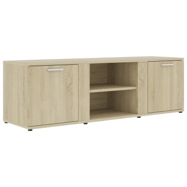 vidaXL Έπιπλο Τηλεόρασης Sonoma Δρυς 120x34x37cm από Επεξ. Ξύλο