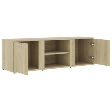 vidaXL Έπιπλο Τηλεόρασης Sonoma Δρυς 120x34x37cm από Επεξ. Ξύλο