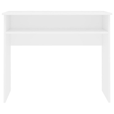 vidaXL Γραφείο Λευκό 90x50x74cm από Επεξ. Ξύλο 1 τεμ.