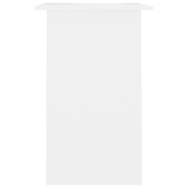 vidaXL Γραφείο Λευκό 90x50x74cm από Επεξ. Ξύλο 1 τεμ.