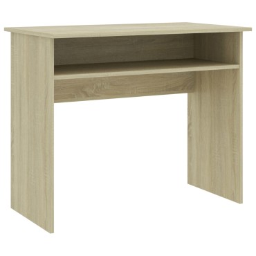 vidaXL Γραφείο Χρώμα Sonoma Δρυς 90x50x74cm από Επεξ. Ξύλο 1 τεμ.