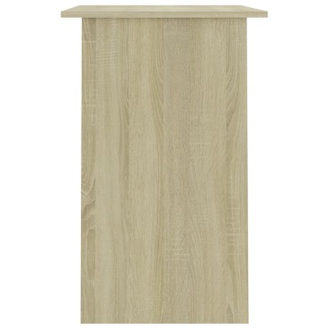 vidaXL Γραφείο Χρώμα Sonoma Δρυς 90x50x74cm από Επεξ. Ξύλο 1 τεμ.
