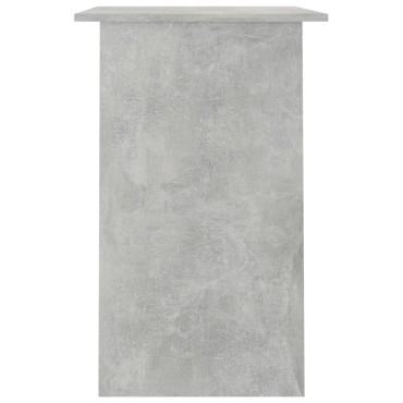 vidaXL Γραφείο Γκρι του Σκυροδέματος 90x50x74cm από Επεξ. Ξύλο 1 τεμ.