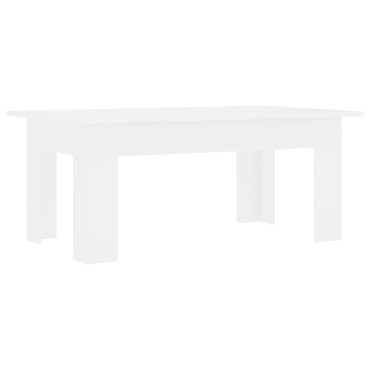 vidaXL Τραπεζάκι Σαλονιού Λευκό 100x60x42cm από Επεξ. Ξύλο 1 τεμ.