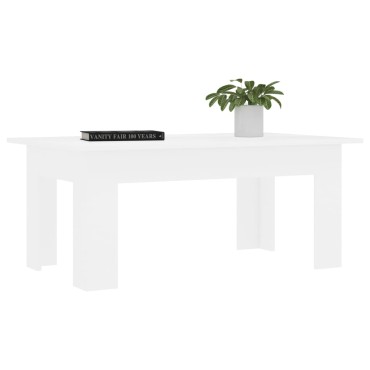 vidaXL Τραπεζάκι Σαλονιού Λευκό 100x60x42cm από Επεξ. Ξύλο 1 τεμ.