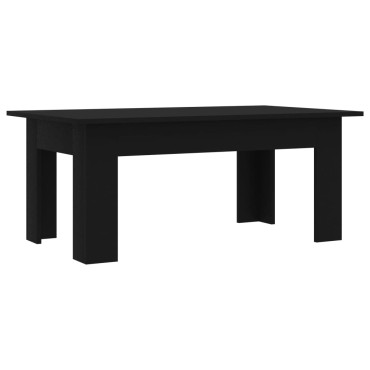 vidaXL Τραπεζάκι Σαλονιού Μαύρο 100x60x42cm από Επεξ. Ξύλο 1 τεμ.