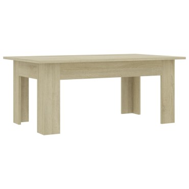 vidaXL Τραπεζάκι Σαλονιού Sonoma Δρυς 100x60x42cm από Επεξ. Ξύλο 1 τεμ.