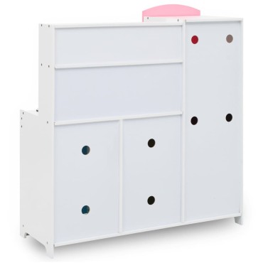 vidaXL Κουζίνα Παιδική Πολύχρωμη 80 x 30 x 85 εκ. από MDF