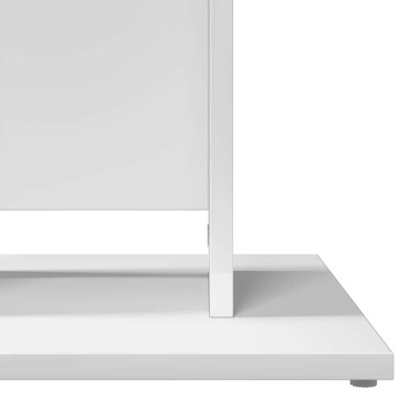 vidaXL Τραπέζι Bistro Λευκό 60x60x75cm Επεξ. Ξύλο 1 τεμ.