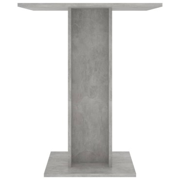 vidaXL Τραπέζι Bistro Γκρι Σκυροδέματος 60x60x75cm Επεξ. Ξύλο 1 τεμ.