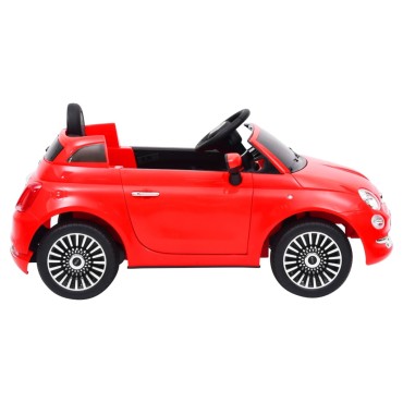 vidaXL Παιδικό Αυτοκίνητο Ηλεκτρικό Fiat 500 Κόκκινο