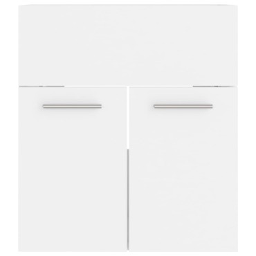vidaXL Ντουλάπι Νιπτήρα Λευκό 41x38,5x46cm από Επεξεργασμένο Ξύλο 1 τεμ.