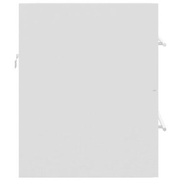 vidaXL Ντουλάπι Νιπτήρα Λευκό 60x38,5x48cm από Επεξ. Ξύλο 1 τεμ.