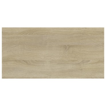 vidaXL Ράφια Βιβλιοθήκης 4 τεμ. Sonoma Δρυς 40x20x1,5cm Επεξ.Ξύλο