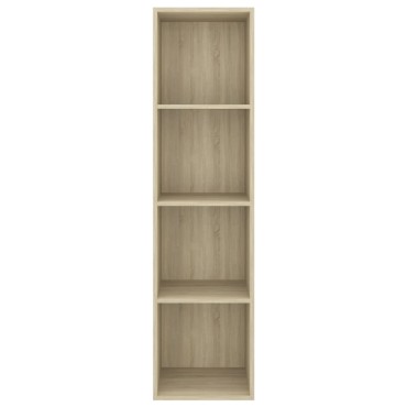 vidaXL Έπιπλο Τηλεόρασης Κρεμαστό Δρυς 37x37x142,5cm από Επεξ. Ξύλο