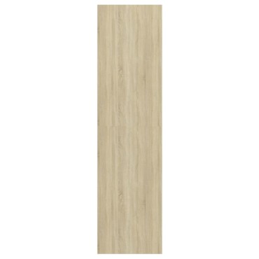 vidaXL Έπιπλο Τηλεόρασης Κρεμαστό Δρυς 37x37x142,5cm από Επεξ. Ξύλο