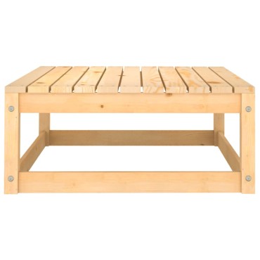 vidaXL Υποπόδιο Κήπου 70x70x30cm από Μασίφ Ξύλο Πεύκου 1 τεμ. Γωνιακός