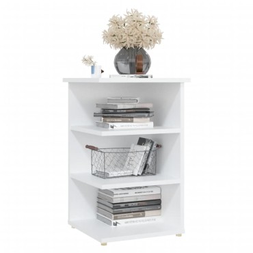 vidaXL Βοηθητικό Ντουλάπι Λευκό 35x35x55cm από Επεξ. Ξύλο 1 τεμ.