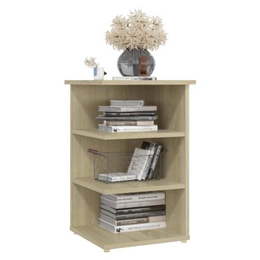 vidaXL Βοηθητικό Ντουλάπι Sonoma Δρυς 35x35x55cm από Επεξ. Ξύλο 1 τεμ.