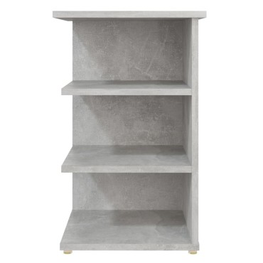 vidaXL Βοηθητικό Ντουλάπι Γκρι Σκυρ. 35x35x55cm από Επεξ. Ξύλο 1 τεμ.