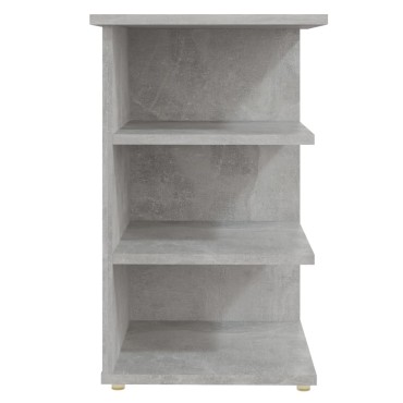 vidaXL Βοηθητικό Ντουλάπι Γκρι Σκυρ. 35x35x55cm από Επεξ. Ξύλο 1 τεμ.