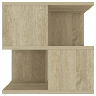 vidaXL Τραπέζι Βοηθητικό Sonoma Δρυς 40x40x40cm από Μοριοσανίδα 1 τεμ.