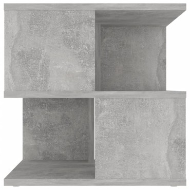 vidaXL Τραπέζι Βοηθητικό Γκρι Σκυροδέματος 40x40x40cm Επεξ. Ξύλο 1 τεμ.