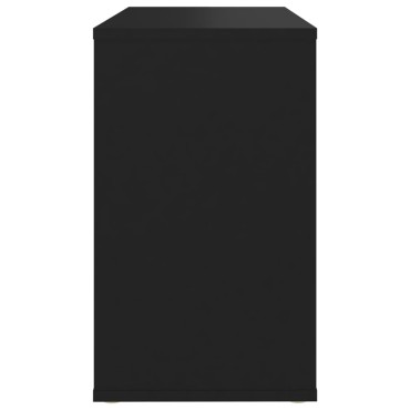 vidaXL Βοηθητικό Ντουλάπι Μαύρο 60x30x50cm από Επεξ. Ξύλο 1 τεμ.