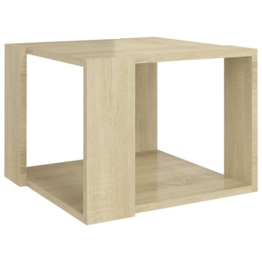 vidaXL Τραπεζάκι Σαλονιού Sonoma Δρυς 40x40x30cm Επεξεργασμένο Ξύλο 1 τεμ.