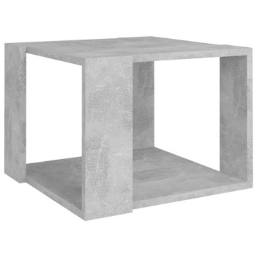 vidaXL Τραπεζάκι Σαλονιού Γκρι Σκυρ. 40x40x30cm Επεξεργασμένο Ξύλο 1 τεμ.