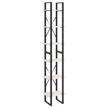 vidaXL Ψηλό Ντουλάπι Λευκό 40x30x210cm από Μασίφ Ξύλο Πεύκου 1 τεμ.
