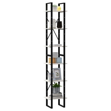 vidaXL Ψηλό Ντουλάπι Λευκό 40x30x210cm από Μασίφ Ξύλο Πεύκου 1 τεμ.
