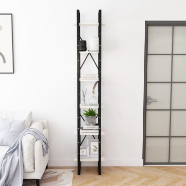 vidaXL Ψηλό Ντουλάπι Λευκό 40x30x210cm από Μασίφ Ξύλο Πεύκου 1 τεμ.