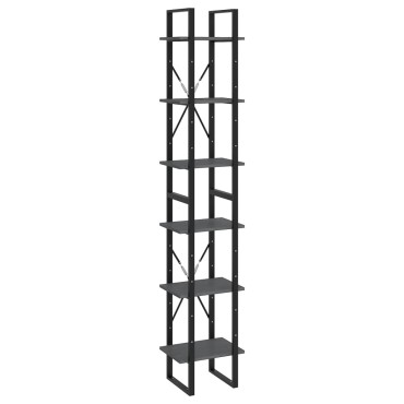 vidaXL Ψηλό Ντουλάπι Γκρι 40x30x210cm από Μασίφ Ξύλο Πεύκου 1 τεμ.