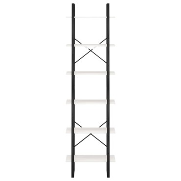 vidaXL Ράφι Αποθήκευσης Λευκό 60x30x210cm από Μασίφ Ξύλο Πεύκου 1 τεμ.
