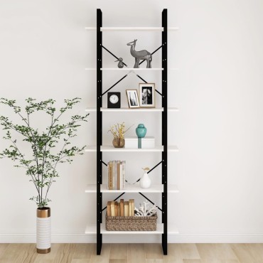 vidaXL Ψηλό Ντουλάπι Λευκό 80x30x210cm από Μασίφ Ξύλο Πεύκου 1 τεμ.