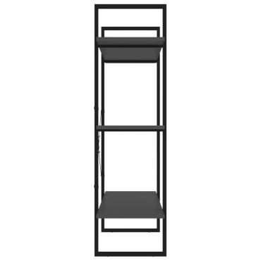 vidaXL Βιβλιοθήκη Γκρι 100x30x105cm από Επεξ. Ξύλο 1 τεμ.
