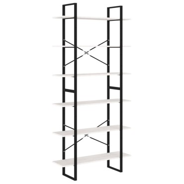 vidaXL Ψηλό Ντουλάπι Λευκό 100x30x210cm από Μασίφ Ξύλο Πεύκου 1 τεμ.